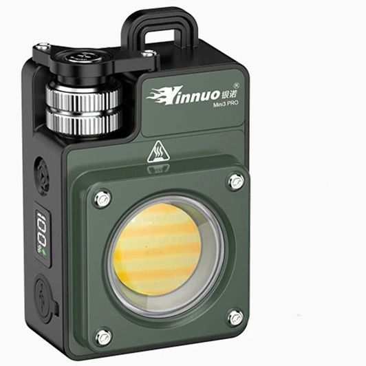 Тактический фонарик Yinnuo Mini3-PRO Green 3500 LM 3000 mAh с треногой &mdash; аккумуляторный кемпинговый фонарь 1634 фото