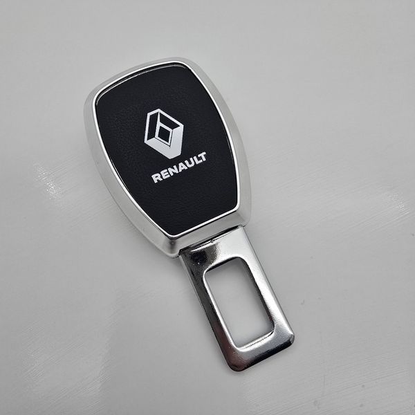 Заглушка переходник ремня безопасности с логотипом Renault 1 шт 1760 фото