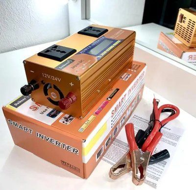 Преобразователь напряжения с 12V/24V 220V 4000W LCD SMART (EY4000W) M15415 фото