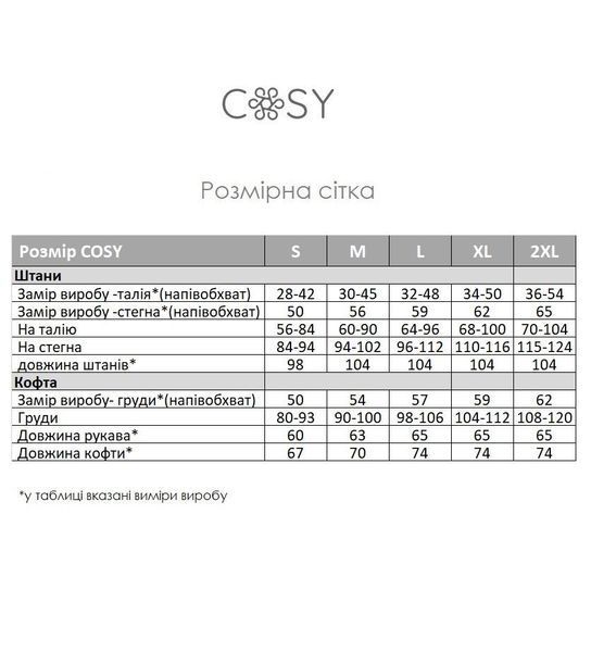 Домашня тепла жіноча піжама COSY Мяу-Лав з велсофта 2XL 3844743s5 фото