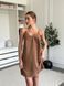 Жіноча сорочка Boho Chic, мокко S 4294228 фото 3