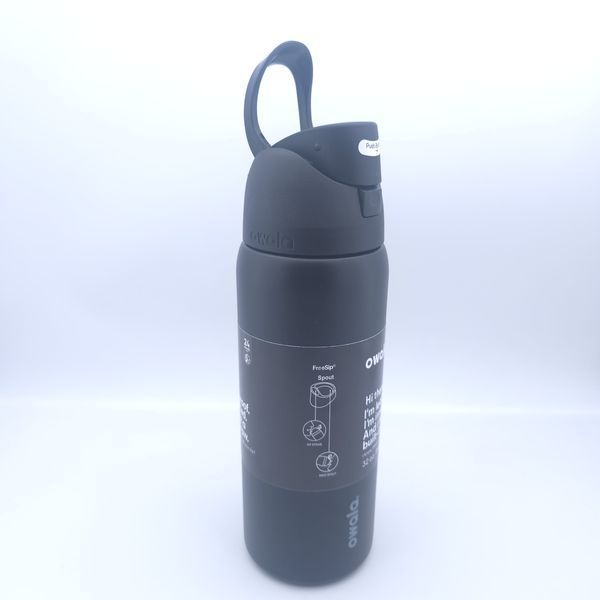 Бутылочка термос Owala FreeSip Black 945 мл из нержавеющей стали, спортивная с трубочкой 1621 фото
