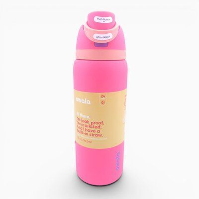 Пляшка термос Owala FreeSip Dreamy 945 мл з нержавіючої сталі, спортивна з трубочкою 1628 фото
