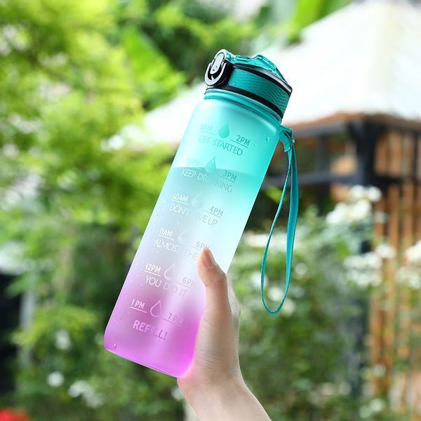 Спортивная бутылка для воды с таймером D-Green 5007 фото