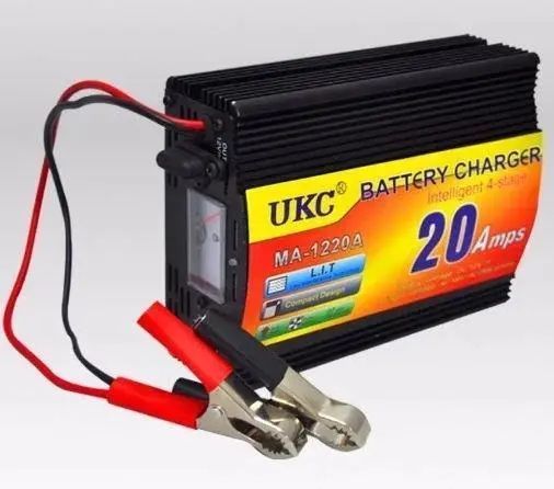 Зарядное устройство для аккумулятора UKC Battery Charger 20A MA 1220A black sp54545 фото