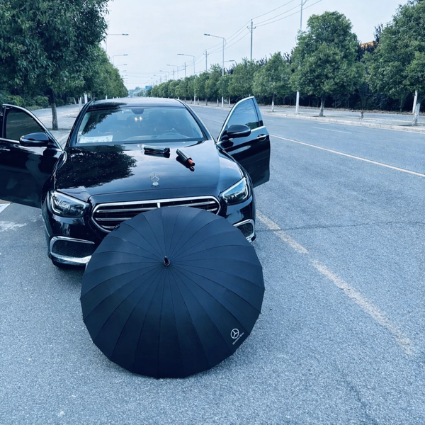 Зонт Mercedes-Benz Автоматический Деревянная ручка 24 спиц  1740 фото