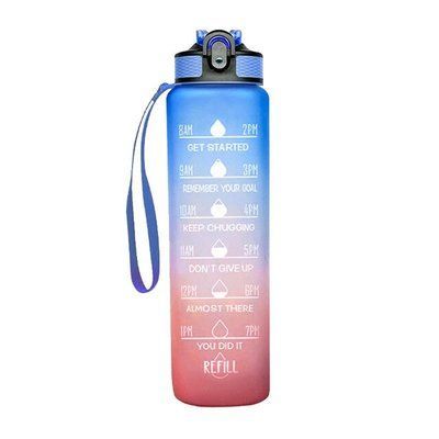 Спортивная бутылка для воды с таймером D-Blue 5010 фото