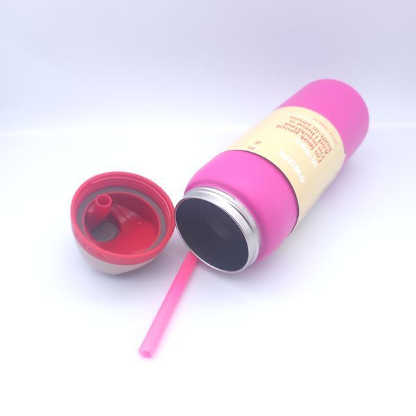 Пляшка термос Owala FreeSip Pink Punch 945 мл з нержавіючої сталі, спортивна з трубочкою 1625 фото