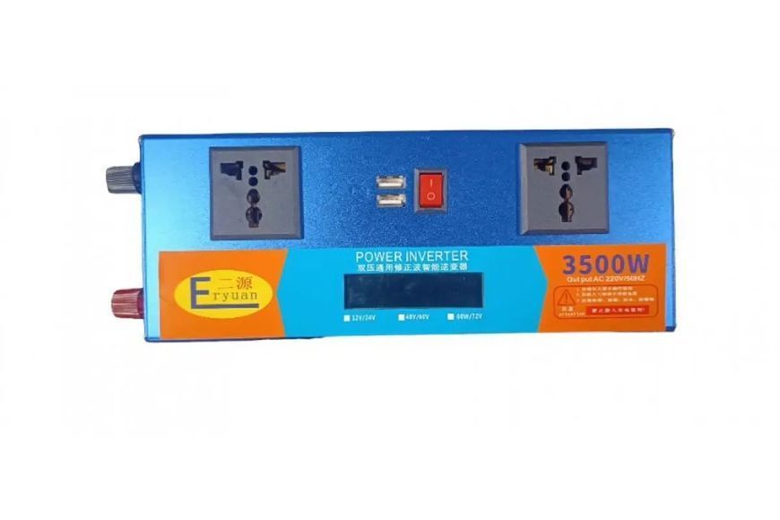 Преобразователь напряжения с 12V/24V 220V 3500W LCD SMART (EY3500W) M15398 фото