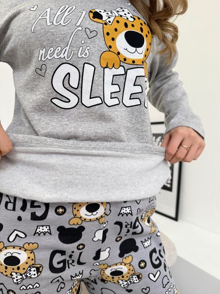 Жіноча піжама тепла COSY з начісом "Baby Leo" S 4011862 фото