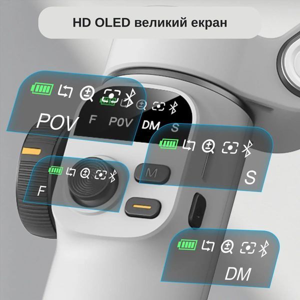 Стабілізатор 3-х осьовий стедікам для смартфона AOCHUAN Smart X2 білий 1010100141 фото