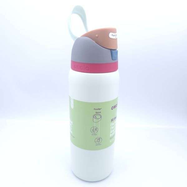 Пляшка термос Owala FreeSip Creamsicle 710 мл з нержавіючої сталі, спортивна з трубочкою 1803 фото