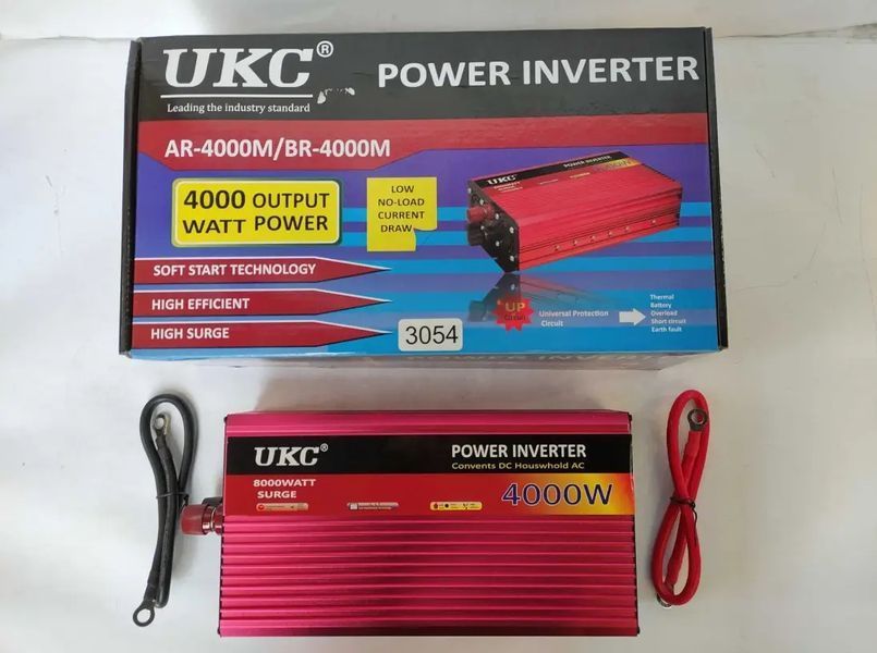 Преобразователь напряжения Power Inverter 4000W c 12V на 220 565567754000 фото