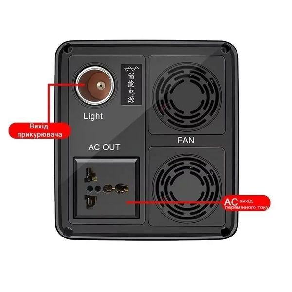 Зарядная станция Yachu 12,8V/24Ah/400W | Повербанк с розеткой 220В | Инвертор аккумуляторный MU54201 фото