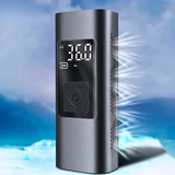 Автомобільний компресор CZCQ-101 (без USB) акумуляторний з фонариком  90051 фото