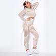Костюм для фітнесу Bagetik бежевий, Бежевий, XS