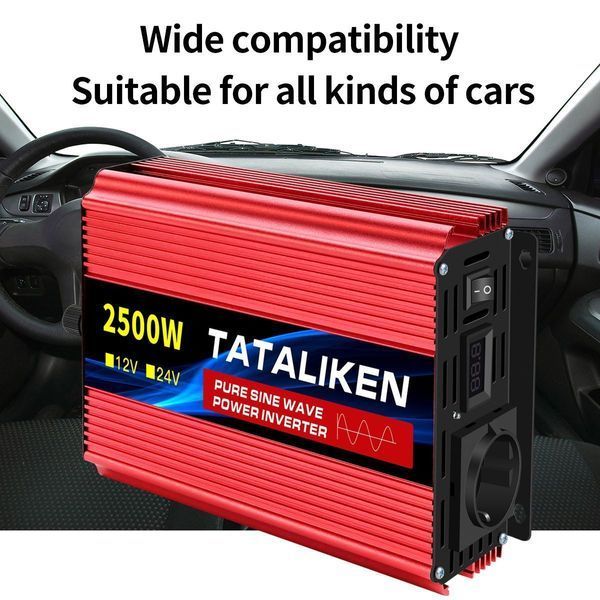 Инвертор преобразователь напряжения TATALIKEN 5000W 12V &rarr; 220V, чистая синусоида (Pure Sine Wave) 1752 фото
