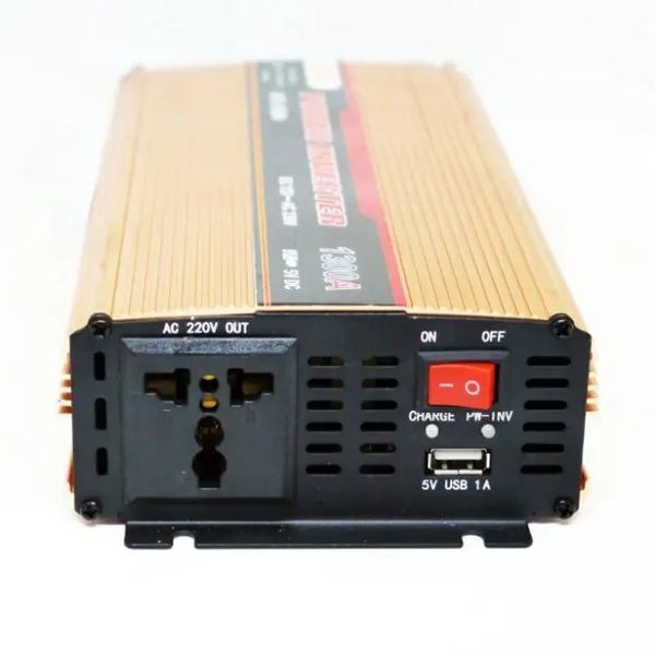 Преобразователь автомобильный инвертор UKC AC/DC UPS 1300 Вт sp654123 фото