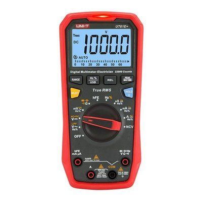 Мультиметр UNI-T UT61E+ True RMS 22000 counts с USB, профессиональный цифровой 1785 фото