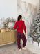 Новорічна тепла жіноча піжама COSY з начосом "Winter Holiday" S 3957578 фото 9