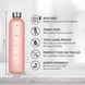 Бутылка для воды Refill на 1000 мл розовая из тритана с серебристой крышкой 50491 фото 7