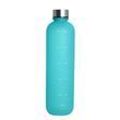 Пляшка для води Refill 1000 мл з тритану бірюзова з сріблястою кришкою 5050 фото