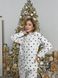 Женская домашняя пижама теплая COSY сердца на белом (рубашка+штани) S 2098602 фото 4