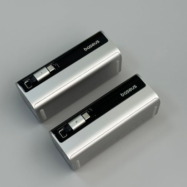 Повербанк Baseus EnerGeek GR11 20000 мАч 145 Вт с выдвижным кабелем USB-C, Space Grey (E0027B01) 1909 фото