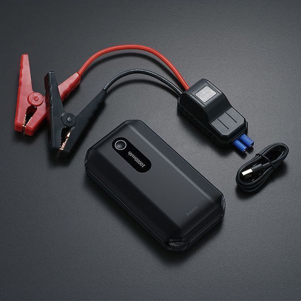 Автомобільний пусковий пристрій (бустер) 10000mAh 1000A Baseus BS-CH001 Super Energy Air Car Jump Starter 9007 фото