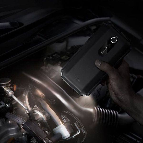Автомобільний пусковий пристрій (бустер) 10000mAh 1000A Baseus BS-CH001 Super Energy Air Car Jump Starter 9007 фото