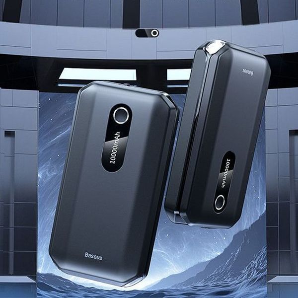 Автомобільний пусковий пристрій (бустер) 10000mAh 1000A Baseus BS-CH001 Super Energy Air Car Jump Starter 9007 фото