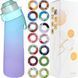 Бутылка для воды Air Up с ароматическими капсулами, 650 мл + 14 вкусовых колец, голубо-фиолетовый градиент 1743 фото 1