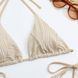 Женский купальник бежевый однотонный Rinabe Bikini Set M 32 фото 4