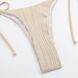 Женский купальник бежевый однотонный Rinabe Bikini Set M 32 фото 7