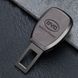 Заглушка-переходник ремня безопасности с логотипом BYD, серая 1 шт 1176 фото