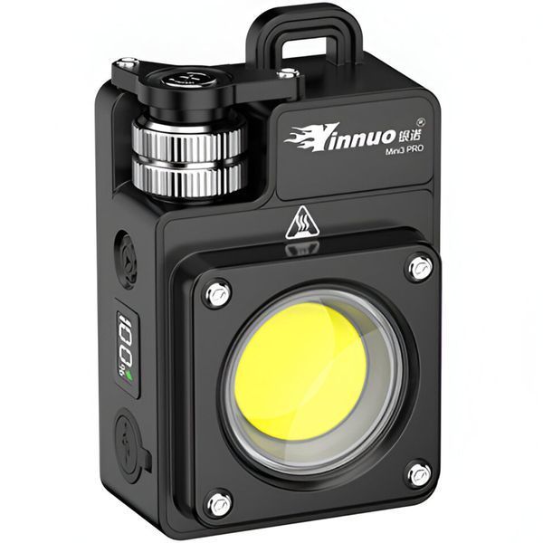 Тактичний ліхтар Yinnuo Mini3-PRO Black 3500 LM 3000 mAh з триногою &mdash; акумуляторний кемпінговий ліхтар 1633 фото