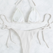 Женский купальник белый однотонный Rinabe Bikini Set M 36 фото 2