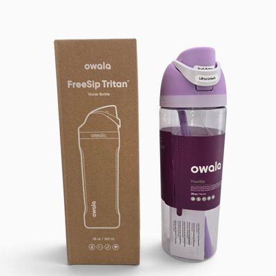 Бутылка для воды Owala FreeSip 740 мл с трубочкой, фиолетовая 1855 фото